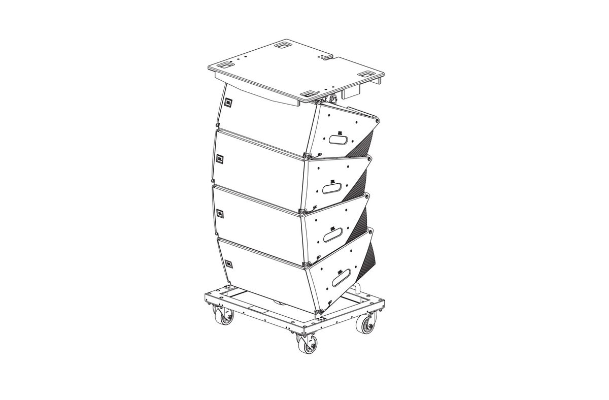 JBL-P3236MX - JBL SRX910LA VT Vertical Transporter for (4) SRX910LA