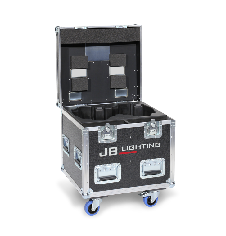 Amptown double (2-fixture) flight case for JB Lighting Sparx 12 / 12A