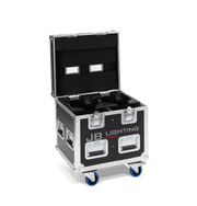 Amptown double (2-fixture) flight case for JB Lighting Sparx 9