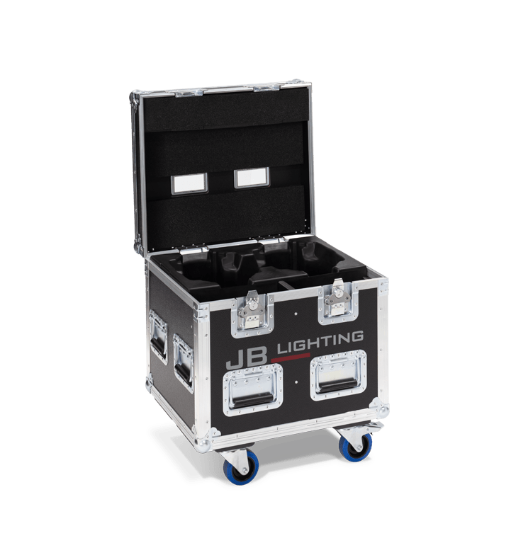 Amptown double (2-fixture) flight case for JB Lighting Sparx 9