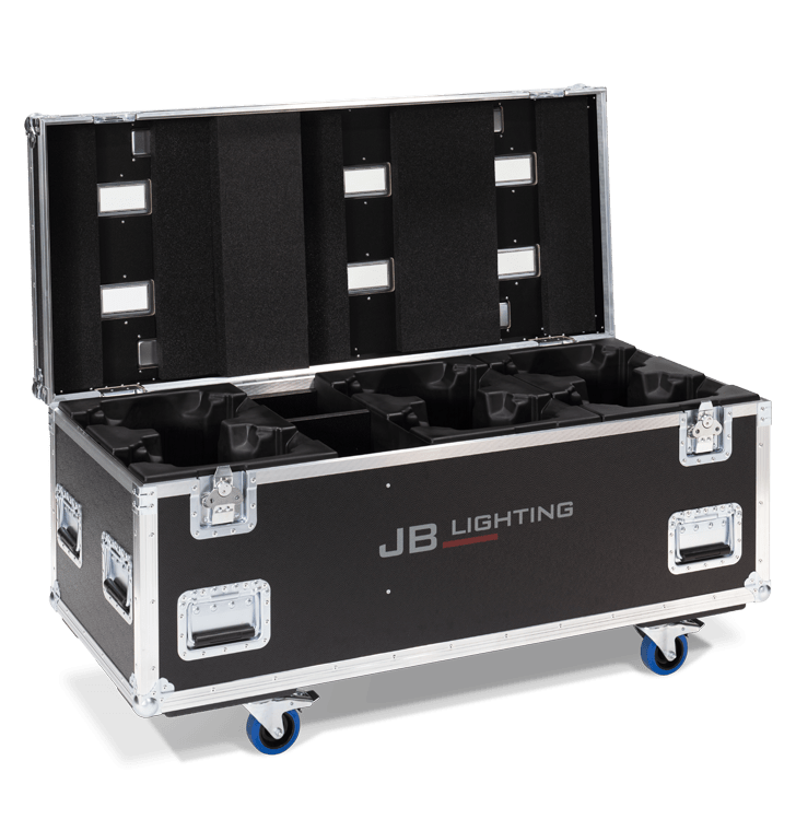Amptown 6-fixture flight case for JB Lighting Sparx 9