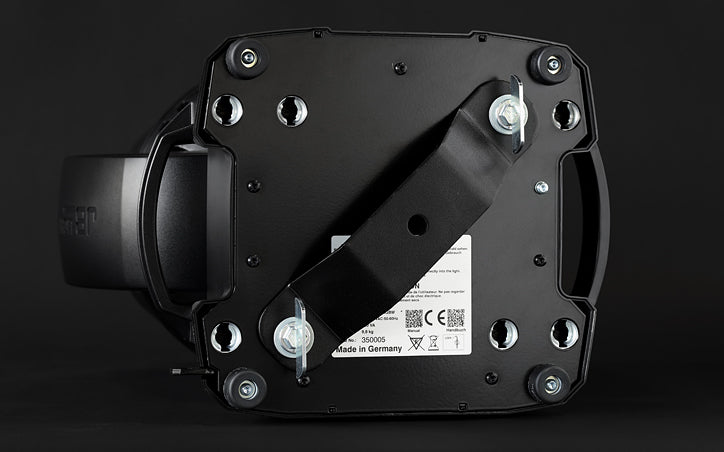 JB Lighting Sparx 9 hung with the BLOB03 diagonal Omega bracket