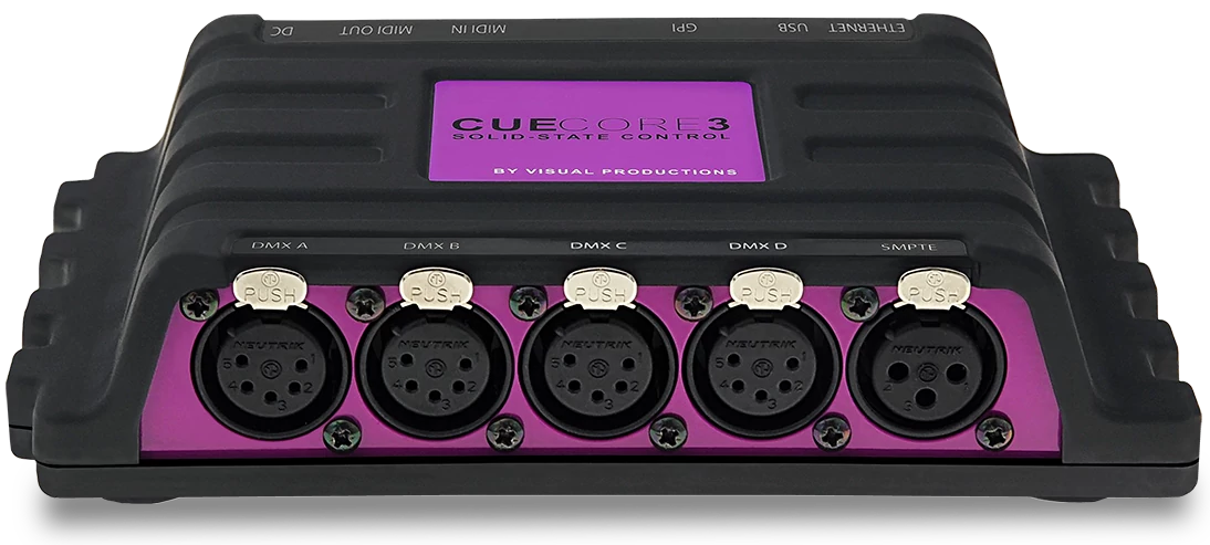 CueCore3 - 4-Universe 16 playback Architectural Lighting Controller