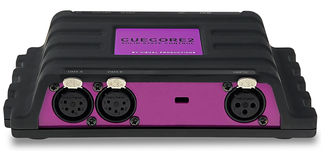 CueCore2 - 2-Universe 6 playback Architectural Lighting Controller
