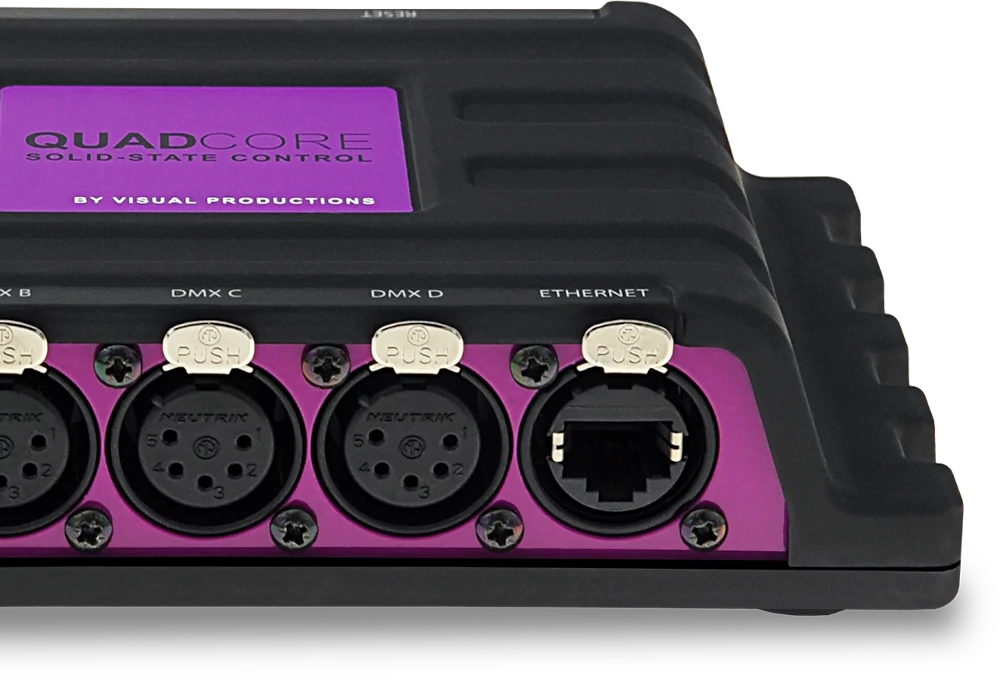 QuadCore - 4-Universe 6 playback Architectural Lighting Controller