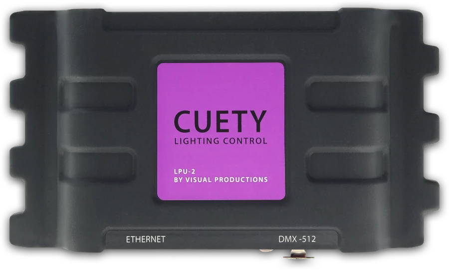 Cuety LPU-2 - 1-Universe Lighting Controller with OSC, UDP, TCP, HTTP