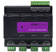 RdmRelay - DIN rail DMX RDM 4-Channel Relay