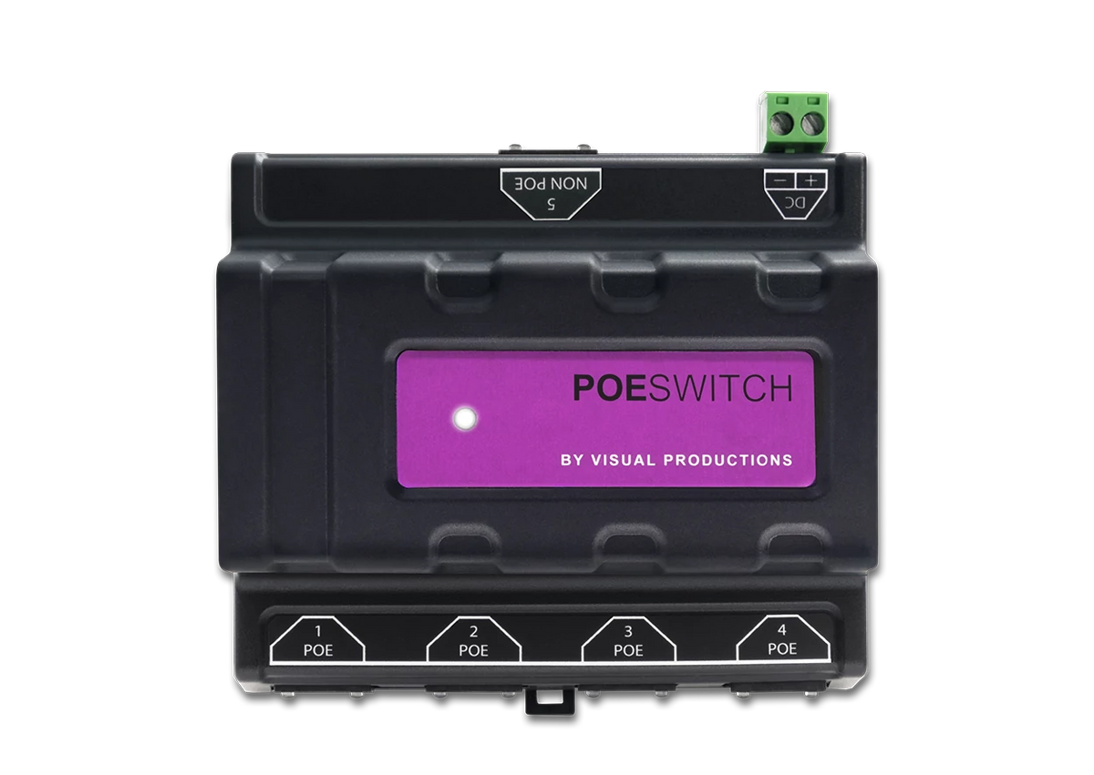 PoE Switch - 4-port POE Network Switch with 1Gbps uplink