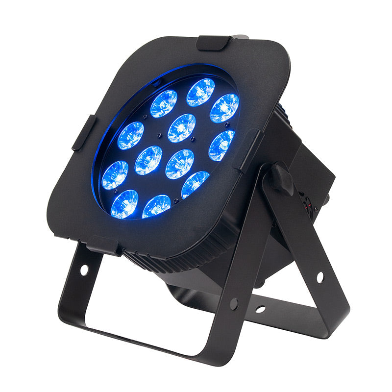 12PX HEX - 12x10W 6-in-1 HEX LEDs, w/gel frame