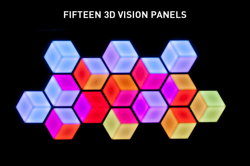 3D VISION PLUS SYS 2 - 15x 3D Vision Plus, 1x SMPC15, Auto mode