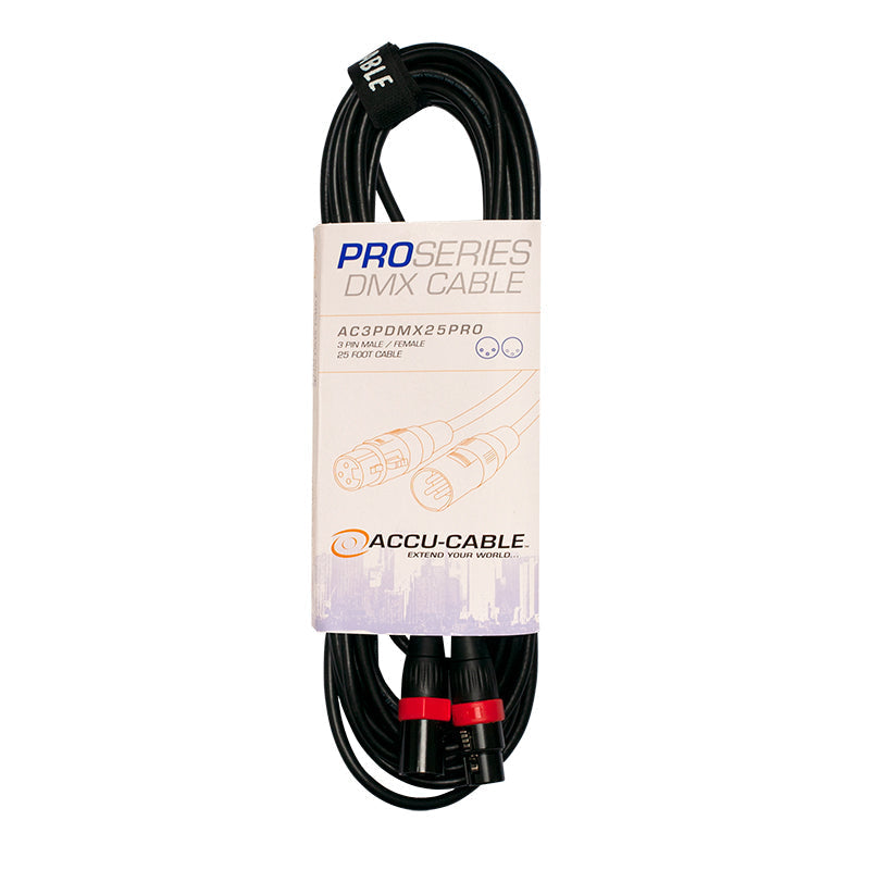 Accu-Cable Pro Series 3-pin DMX cable