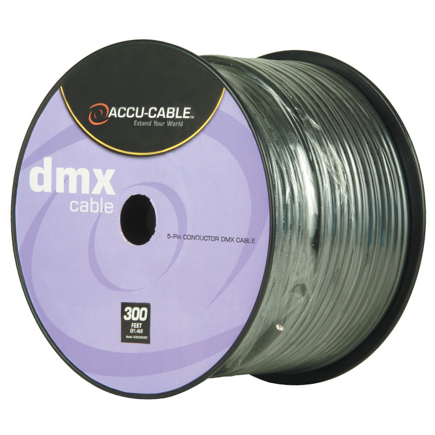 AC5CDMX300 - 300ft spool 5-pin DMX cable