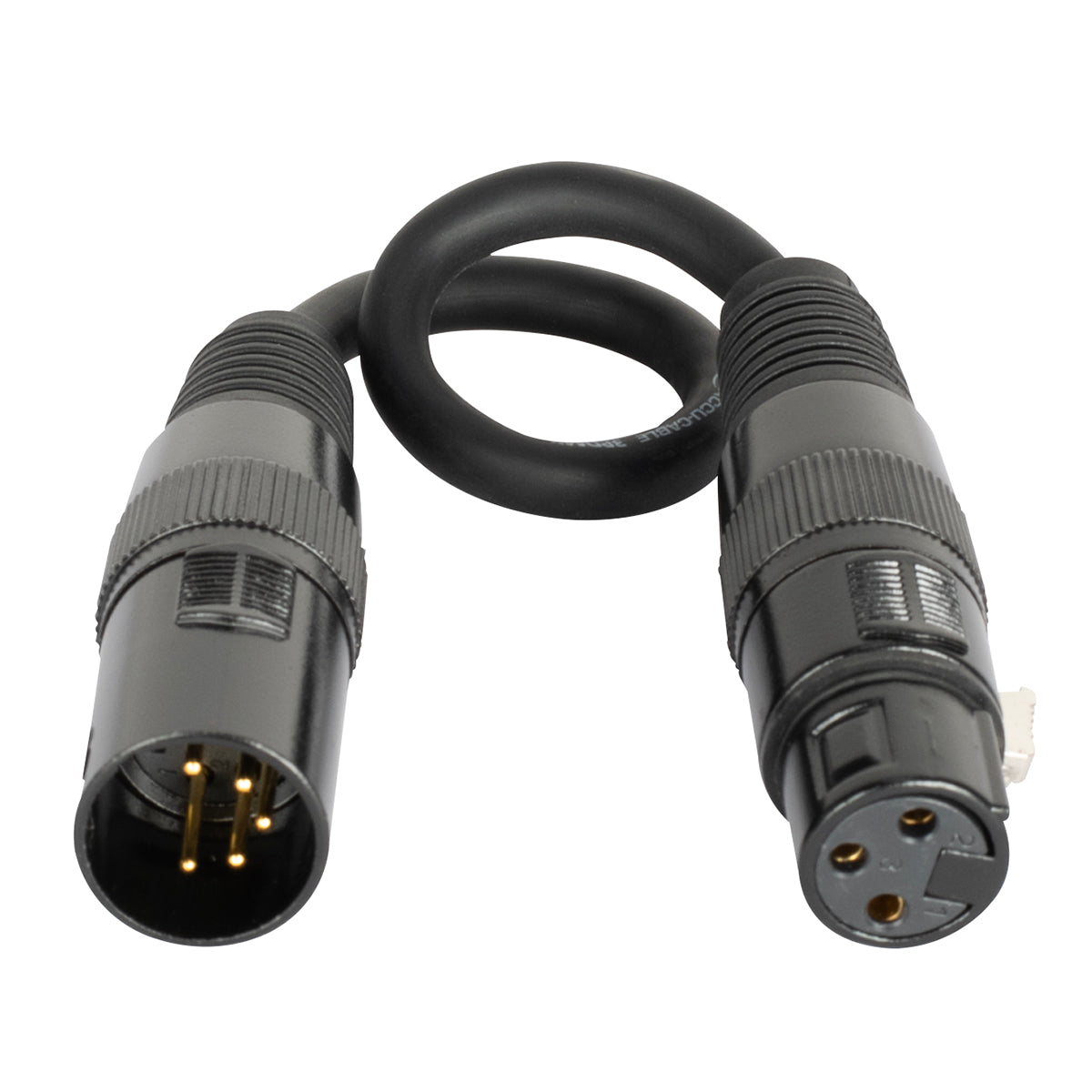 AC5PM3PFM - 5-pin male XLR to 3-pin female