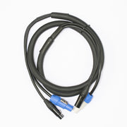 Accu-Cable 5-pin DMX + locking power combo link cable (indoor)