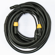 Accu-Cable IP65 5-pin DMX + locking power combo link cable
