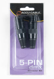 ACXLR5PSET - 5-pin, 1 male & 1 female XLR connector