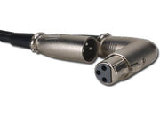 ACXLRRAAC - 3-pin XLR right angle plug adapter