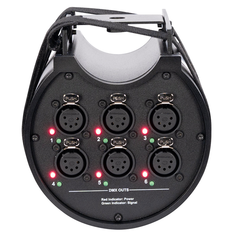 Data Distro 6 - 6-way DMX and RDM splitter