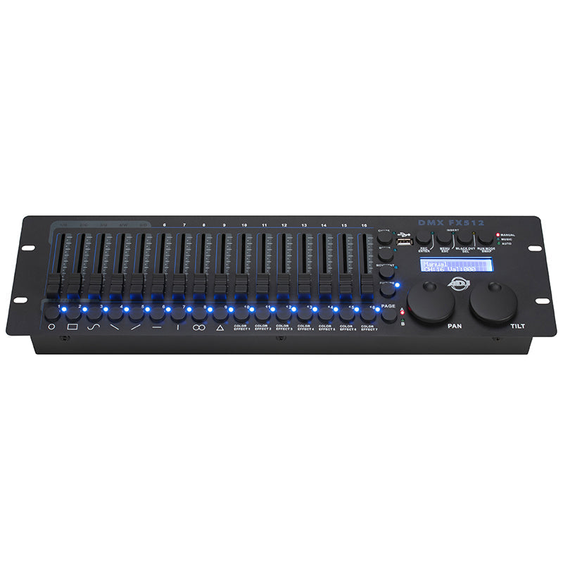 DMX FX512 - 19" 512-channel DMX controller