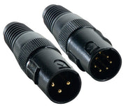 DMX T PACK - Male 3 & 5-pin DMX terminator set