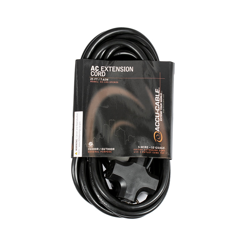 EC123 12/3 Edison 3-fer extension