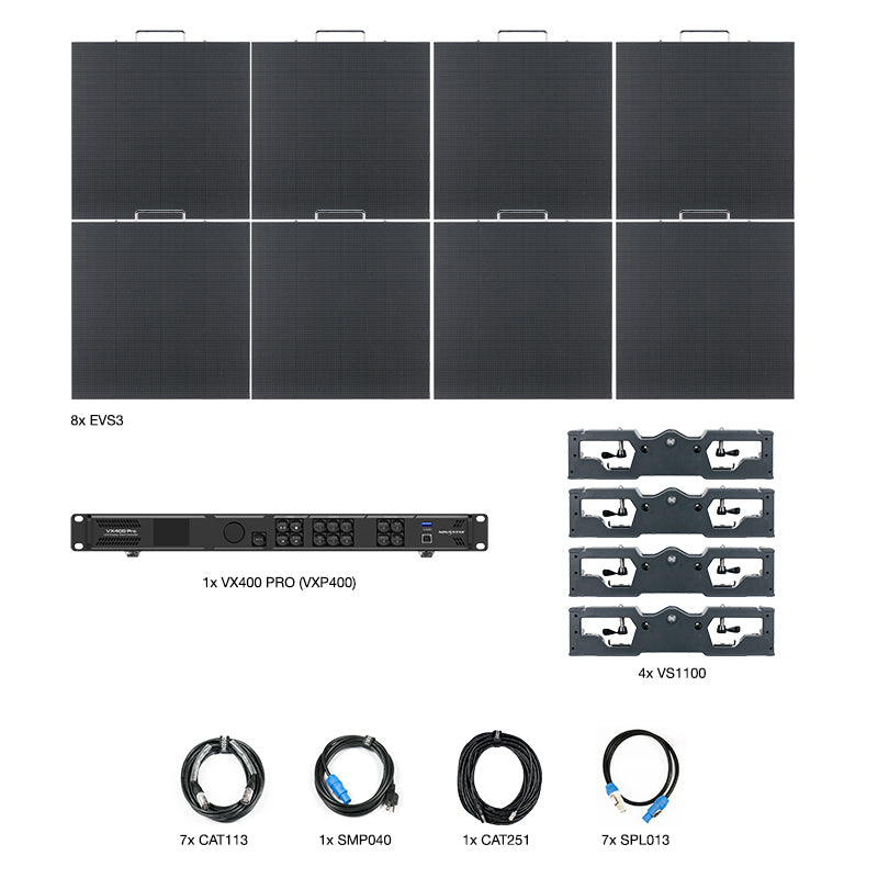 EVS3-4X2 - 8 pcs EVS3 video system