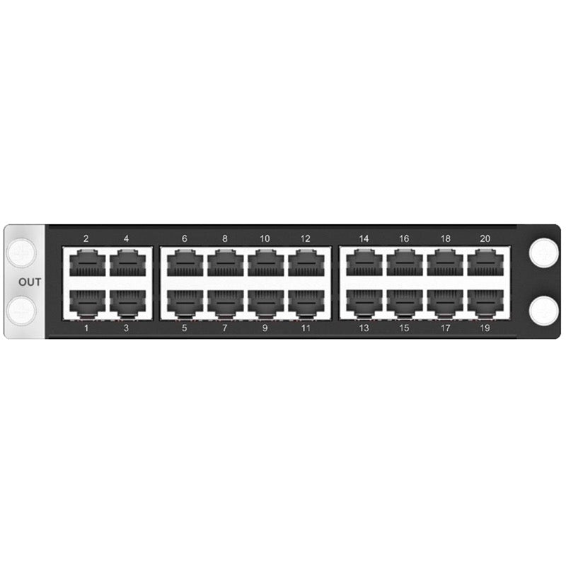 H_20xRJ45 Output Card - 20x RJ45 output card