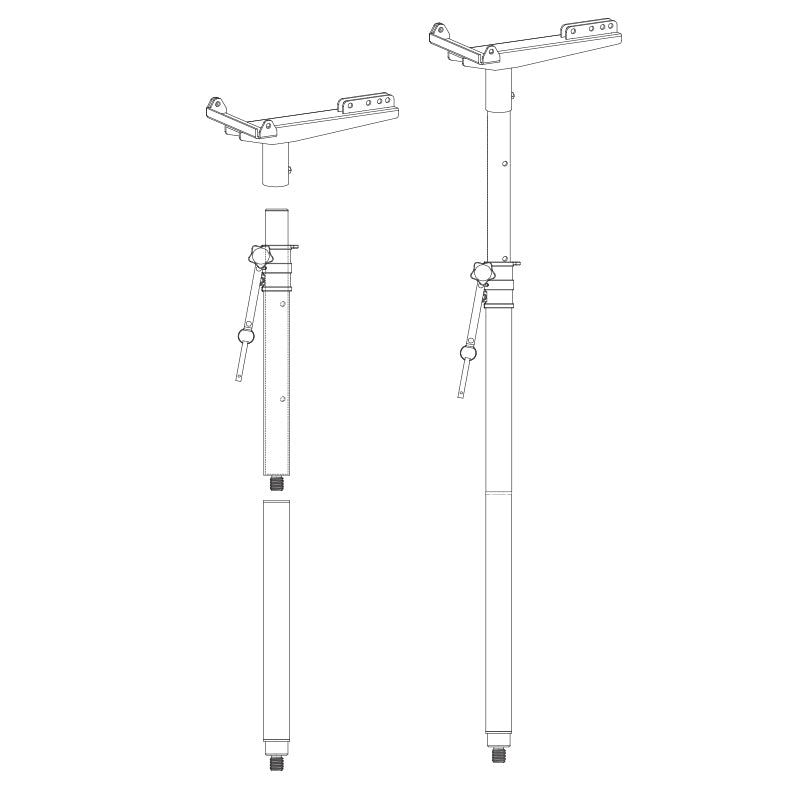 IMP211 - Imperio adjustable speaker pole