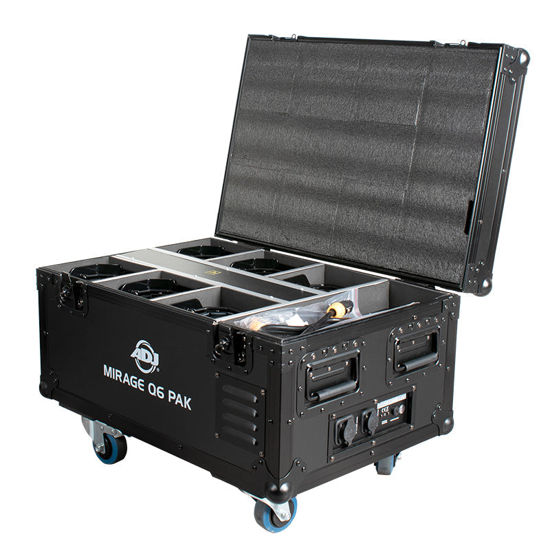 Mirage Q6 Pak Black - 6x Mirage Q IP LED, black