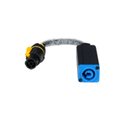 SIP1PCIA - IP65 to standard powerCON blue in