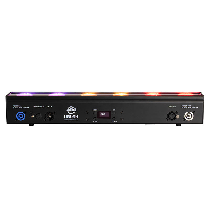 UBL6H - 6x 20W RGBAL+UV LED bar