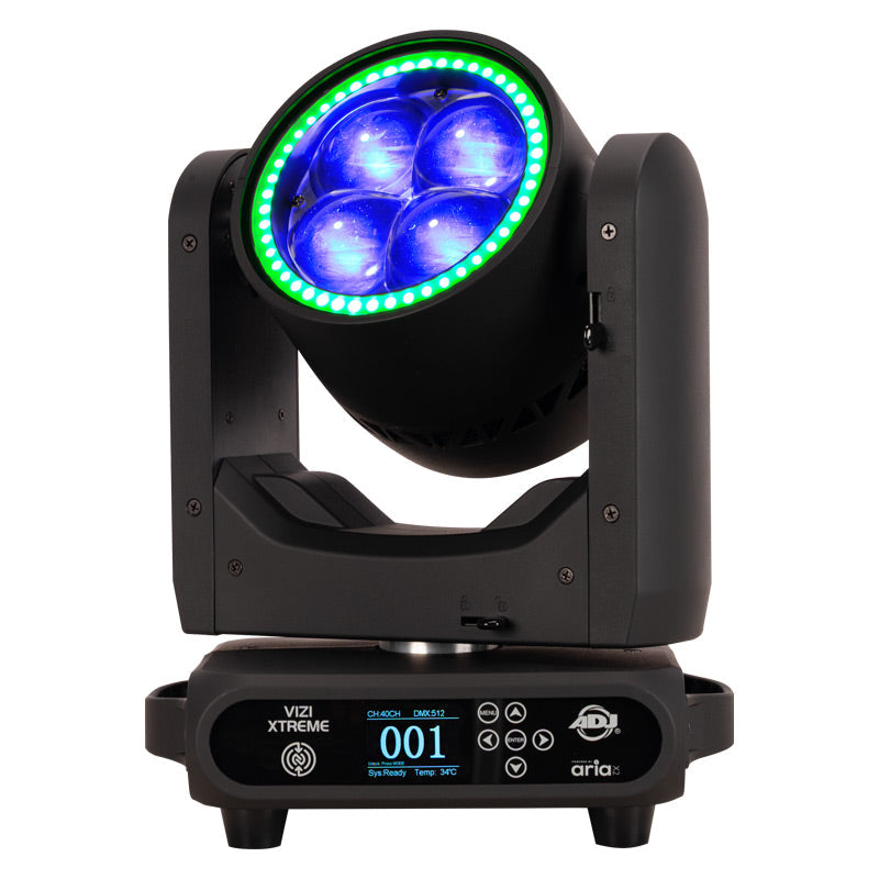 VIZI XTREME - 4x50W RGBL moving head beam with RGBW ring