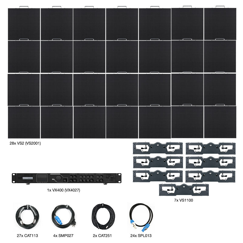 VS2 7X4 - 28 pcs VS2 video system