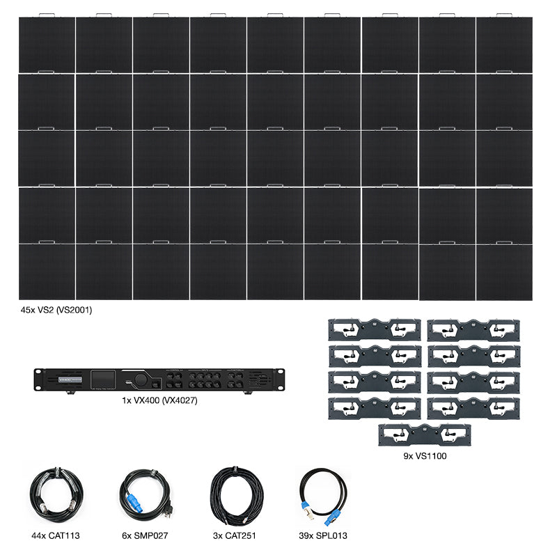 VS2 9X5 - 45 pcs VS2 video system