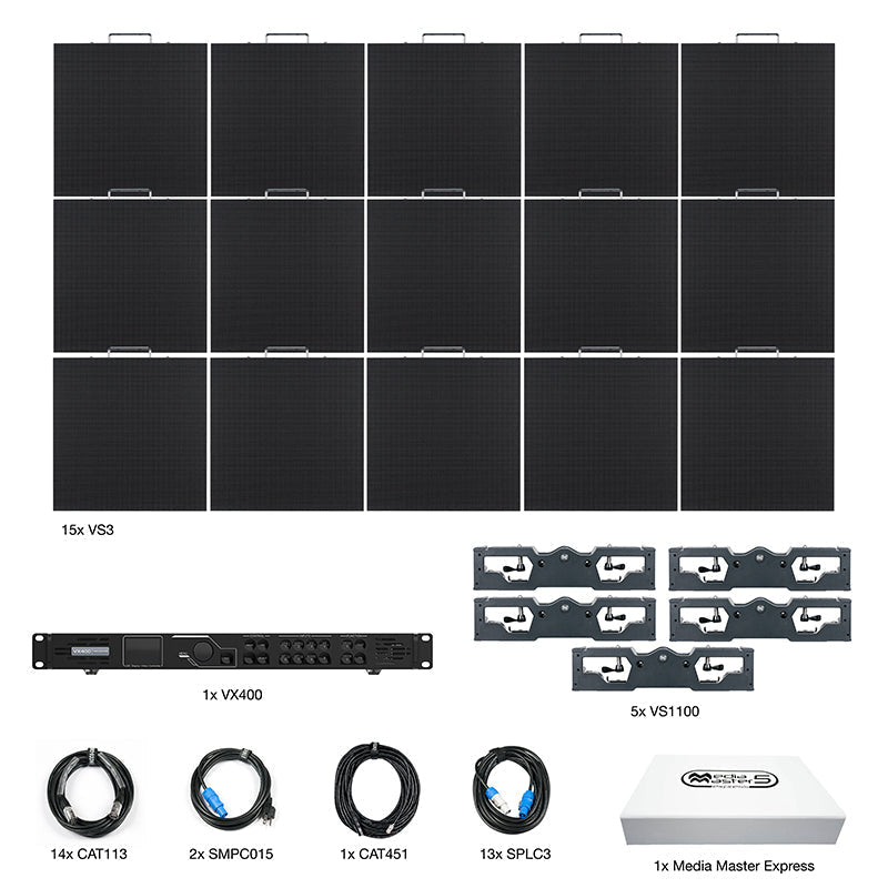 VS3 5X3 - 15 pcs VS3 video system