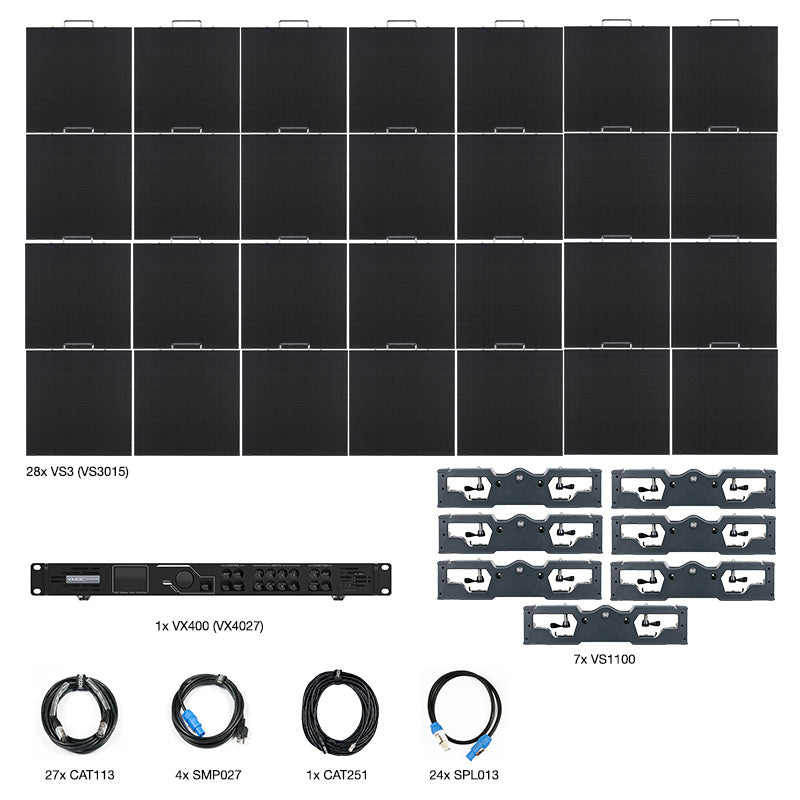 VS3 7X4 - 28 pcs VS3 video system
