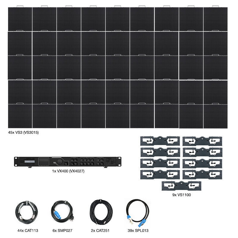 VS3 9X5 - 45 pcs VS3 video system
