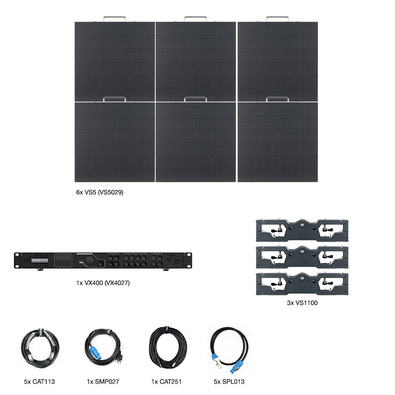 VS5 3X2 - 6 pcs VS5 video system