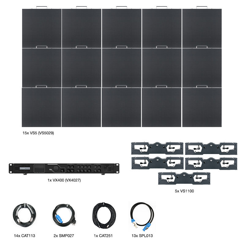 VS5 5X3 - 15 pcs VS5 video system