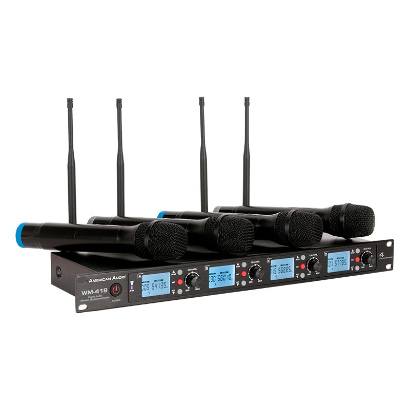 WM-419 - 4-channel UHF handheld wireless mic