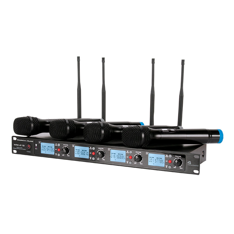 WM-419 - 4-channel UHF handheld wireless mic