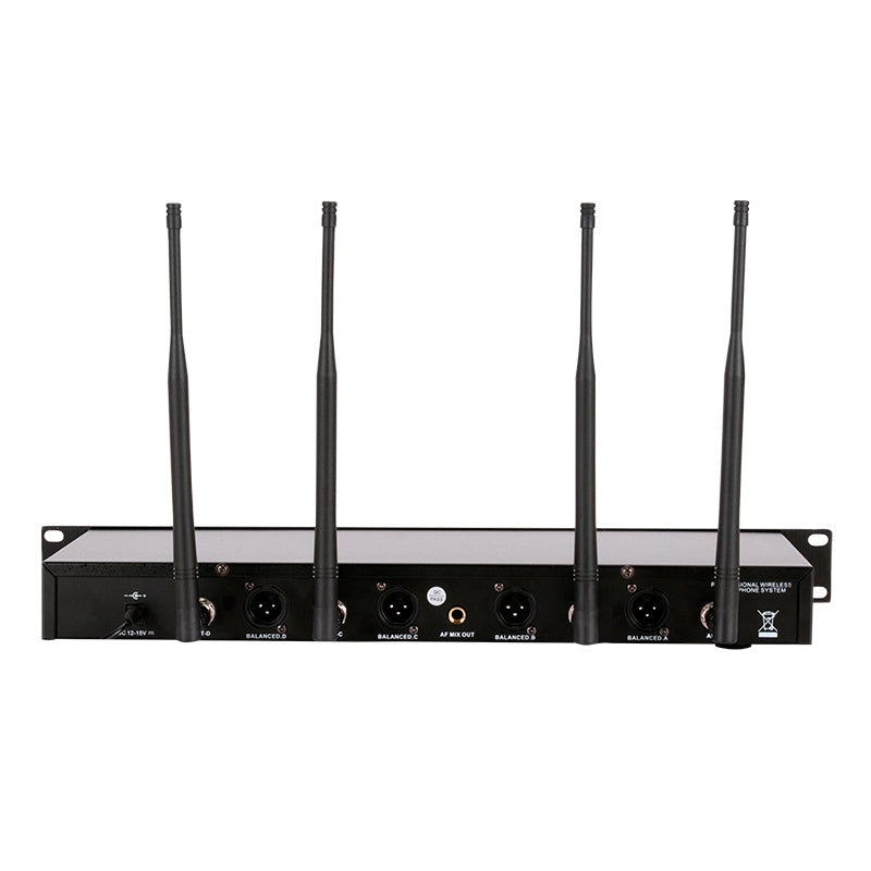 WM-419 - 4-channel UHF handheld wireless mic