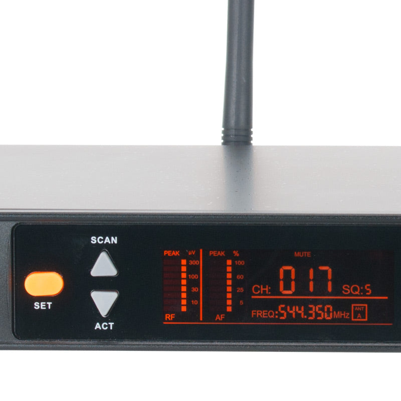 WM219 - 2-channel wireless handheld mic system