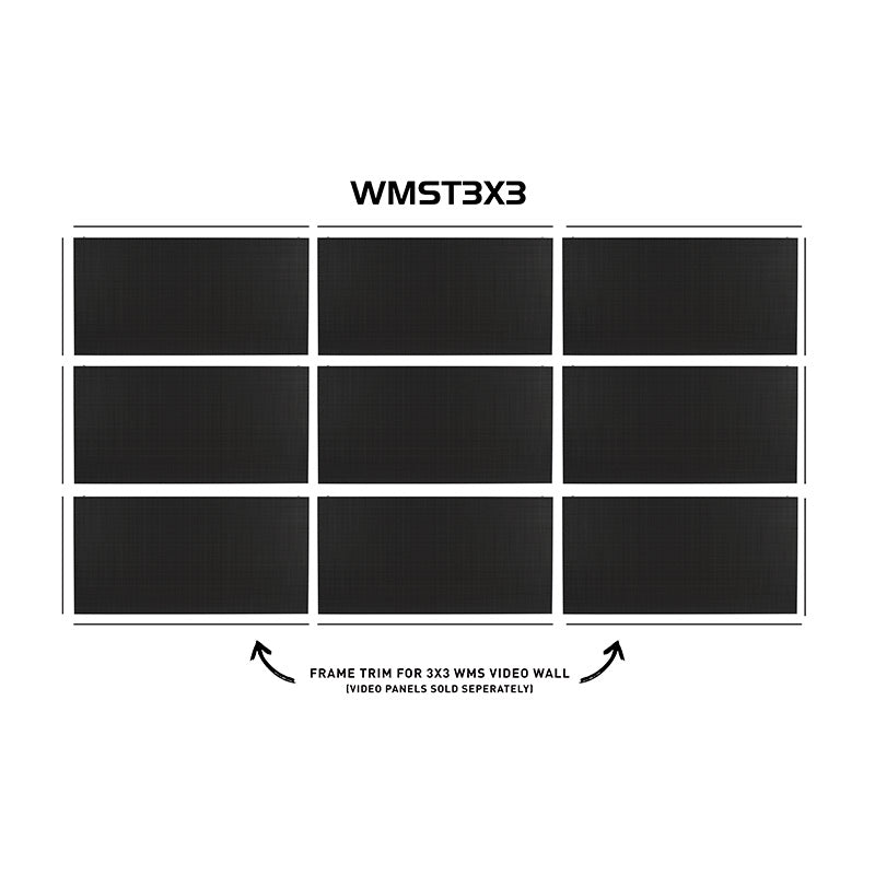 WMST3X3 - Frame trim set for 3x3 WMS