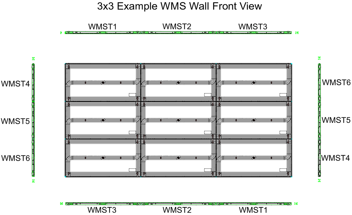 WMST6 - Left & right sides trim section