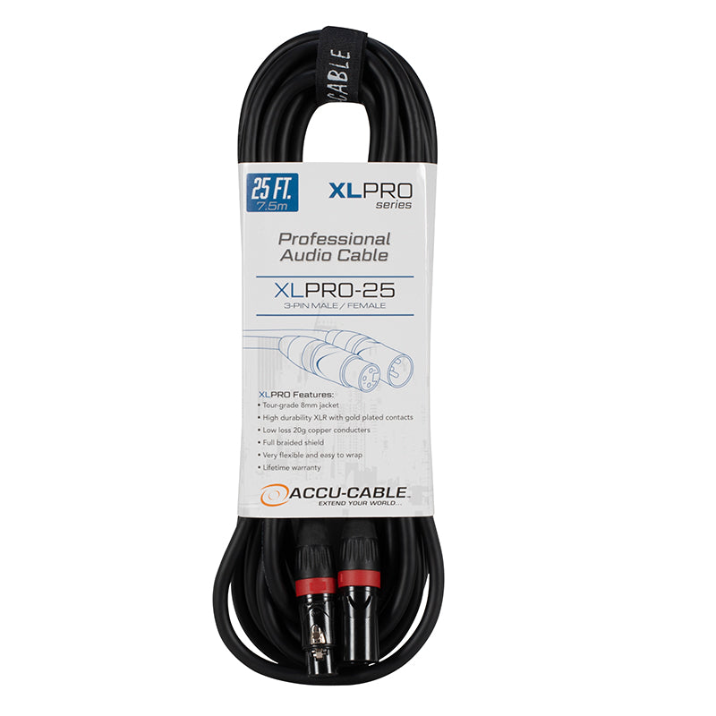 Accu-Cable XLPRO tour-grade XLR audio cable