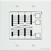 Lightronics AF2104 4-Scene Fader Station, 2-Gang, White
