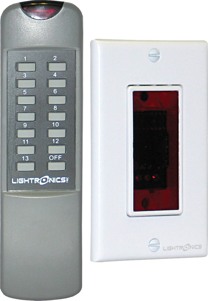 Lightronics AI1001 13-Scene Infrared Remote Station, 1-Gang