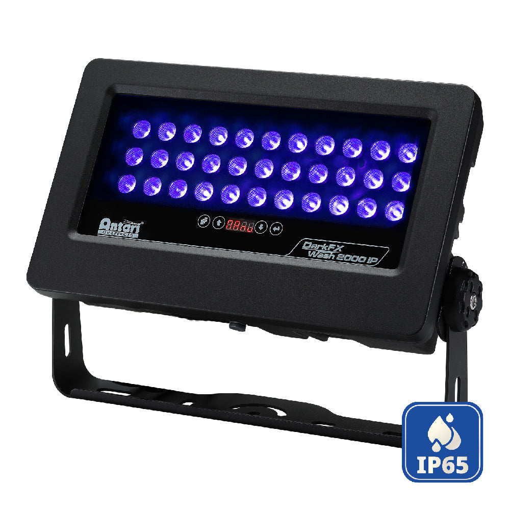 DFX-IPW2000 - UV Wash 2000IP; 33 x 365nm High-Powered IP65 Outdoor Rated UV Wash