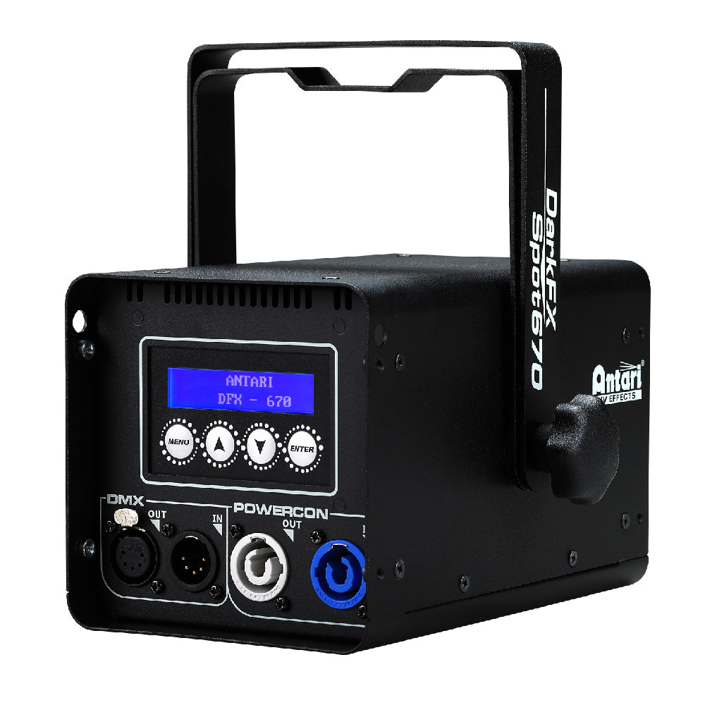 DFX-S670-RDM - S-670 Spot; 9 x 365nm LED UV Spot